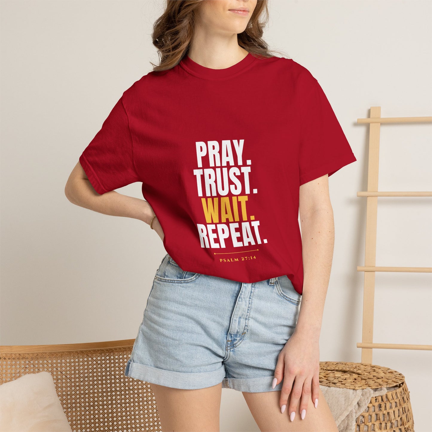 Pray Trust Wait Repeat Tee