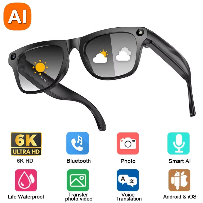 AI Camera Smart Glasses