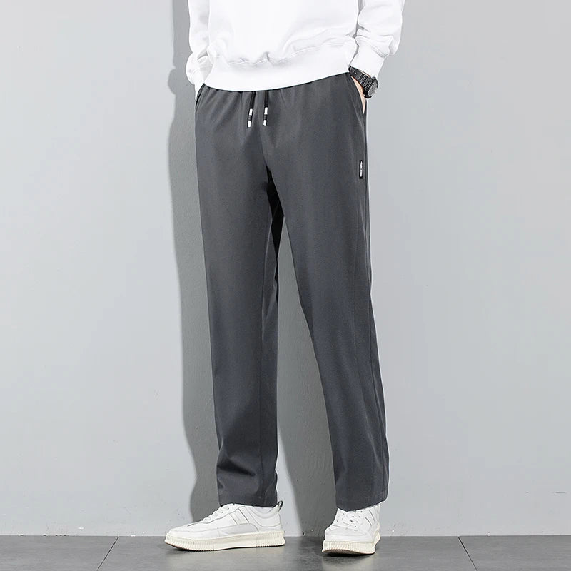 Ice-Silk Tailored Trousers
