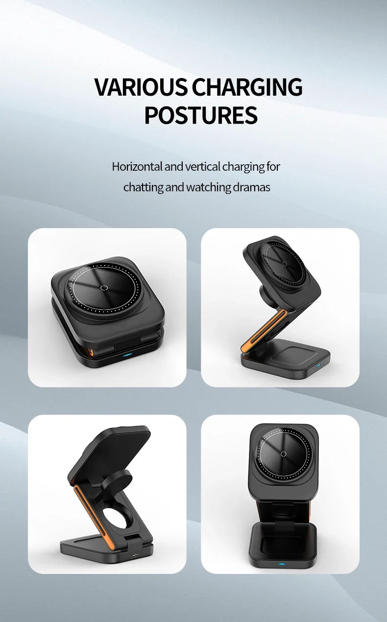 MagSafe 3-in-1 Charging Stand - Foldable