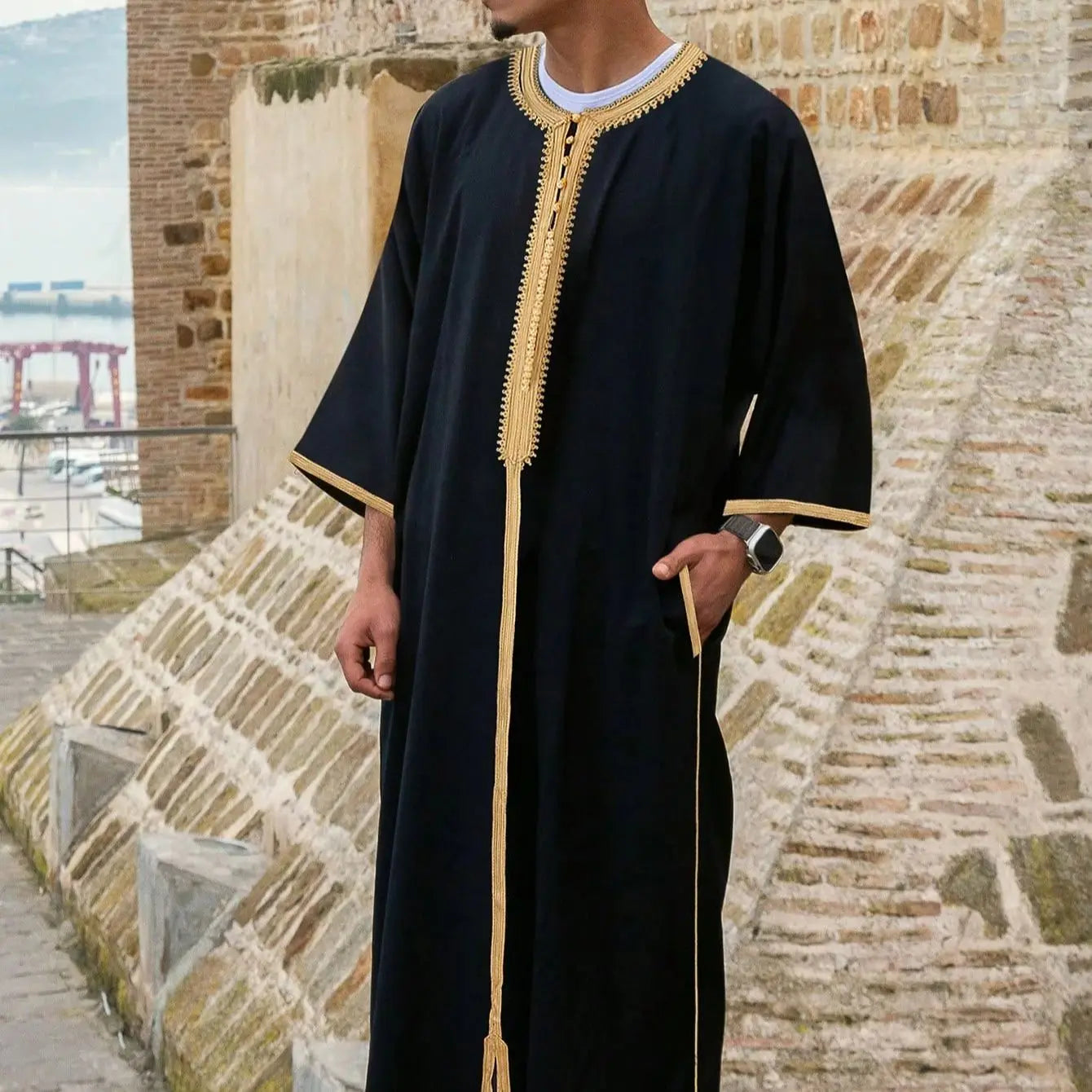 Embroidered Moroccan Thobe