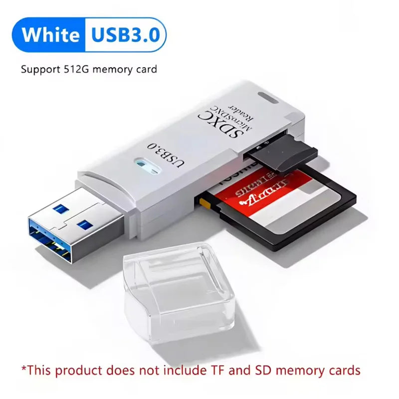 USB 3.0 SD & TF Card Reader