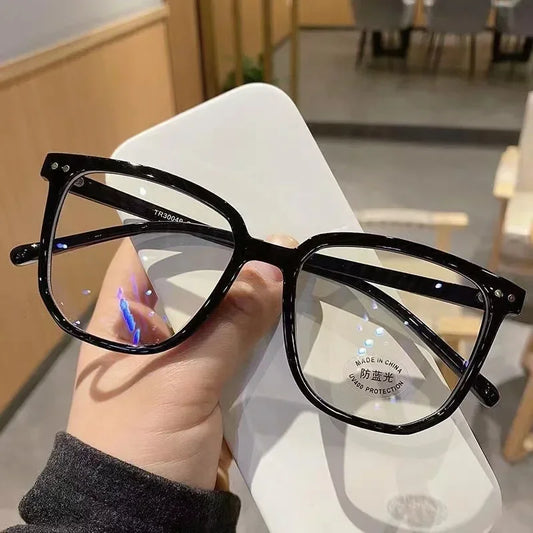 Anti blue light glasses with square frame