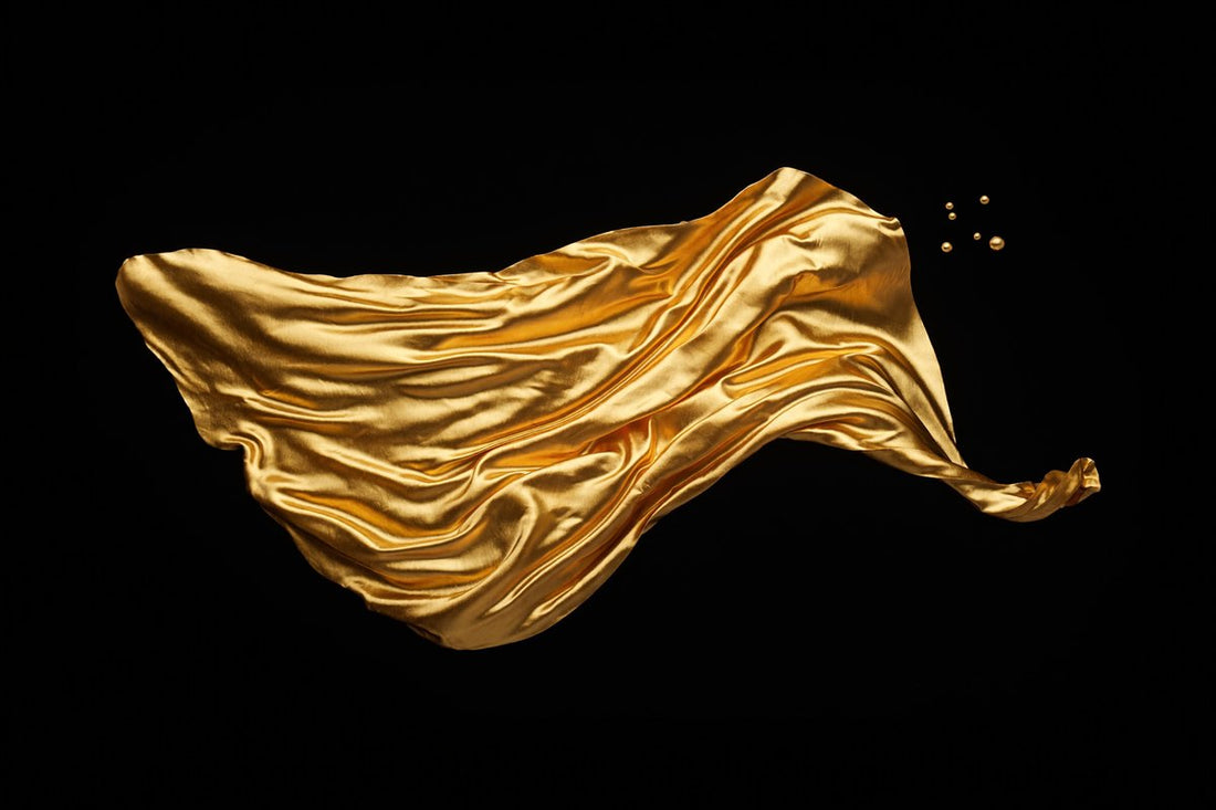 Flowing gold silk on black — are silk pillowcases worth it