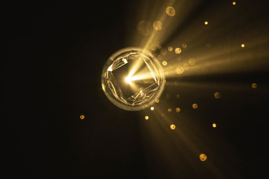 Light refracting through a glass lens — better phone photos