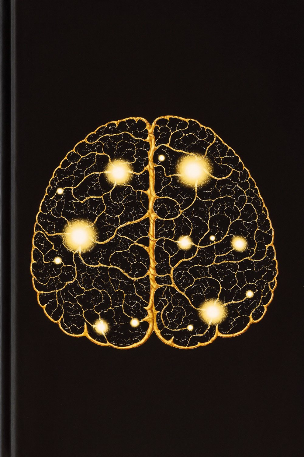 A glowing golden brain - using AI as an operating system to run a business