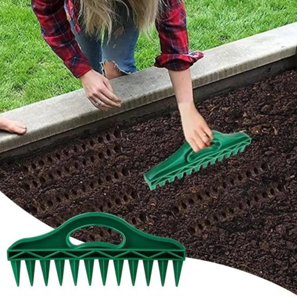 Manual Seed Spreader & Soil Tool