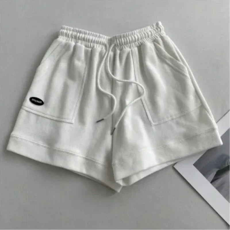 Wide-Leg Drawstring Lounge Pants