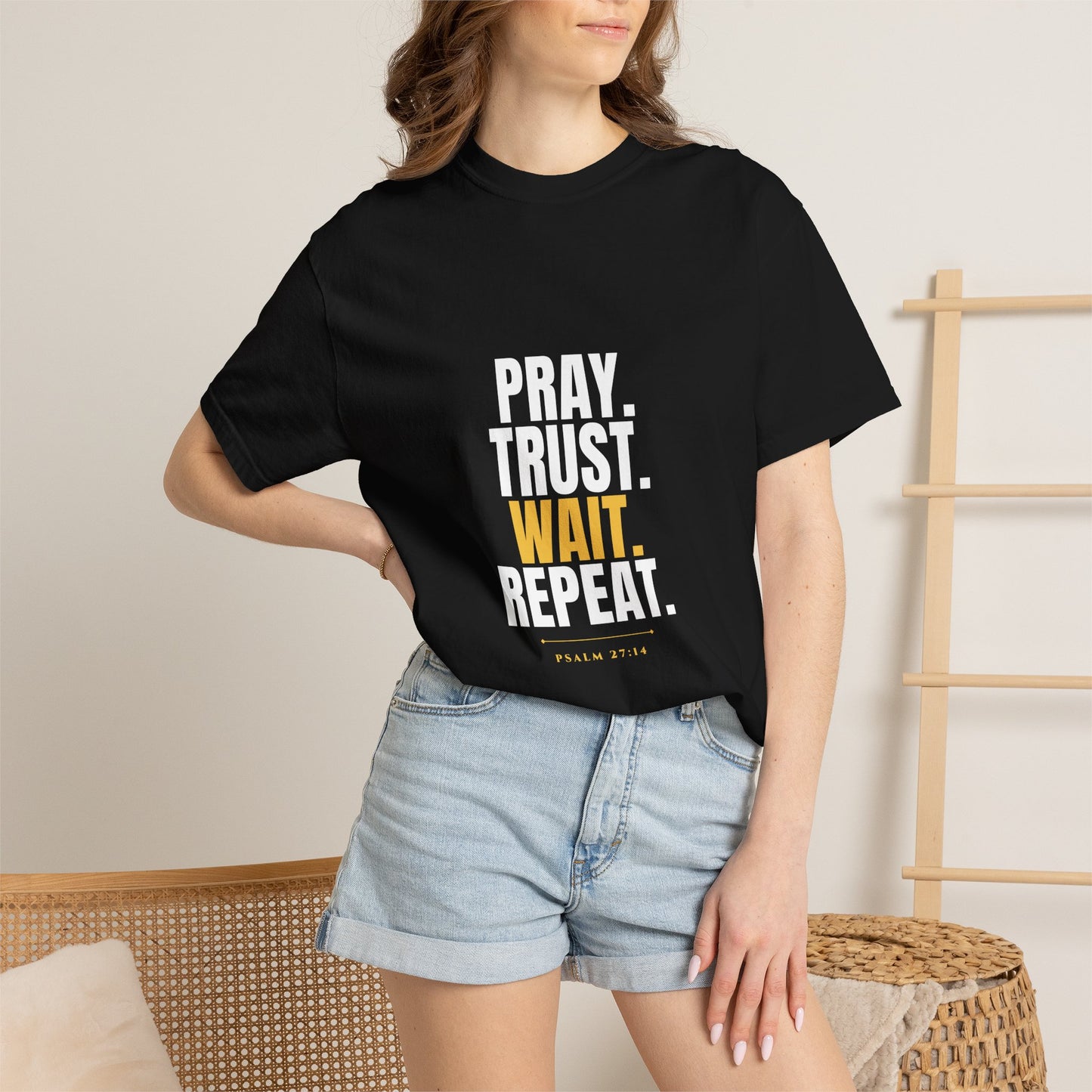 Pray Trust Wait Repeat Tee