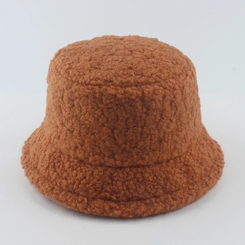 Lamb Wool Bucket Hat - Winter