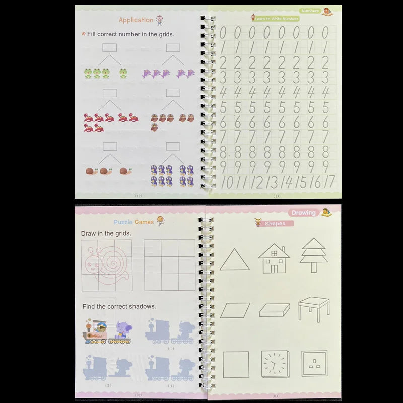 Reusable Calligraphy Practice Book