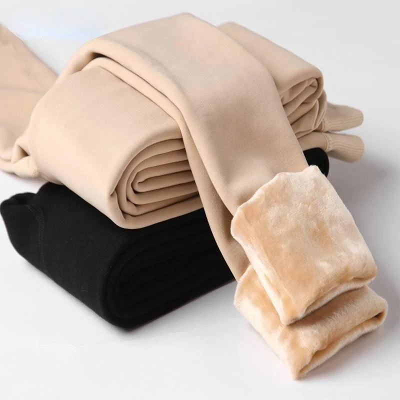 Winter Velvet Leggings - High Waist