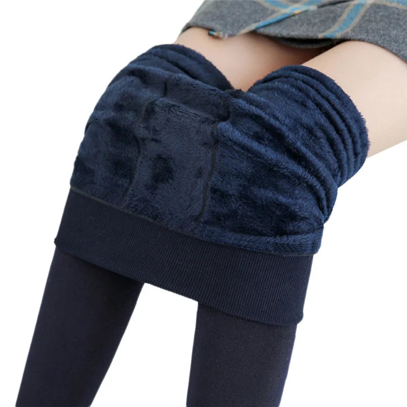 Winter Velvet Leggings - High Waist