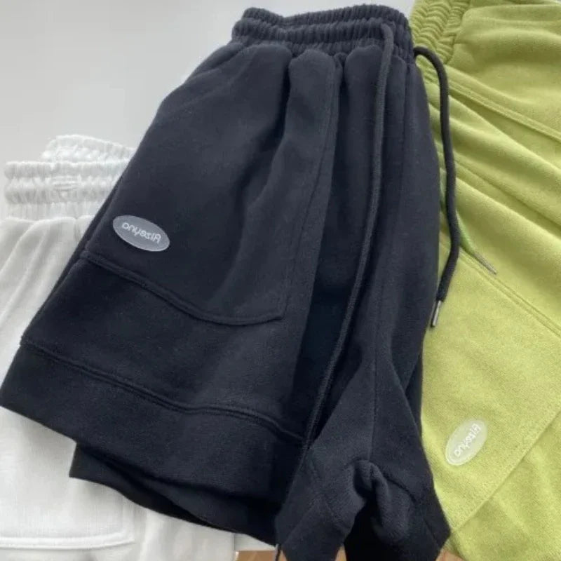 Wide-Leg Drawstring Lounge Pants