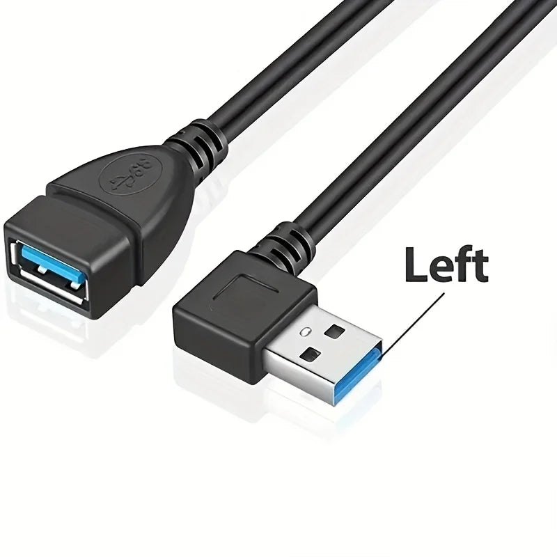 USB 3.0 Right-Angle Extension Cable