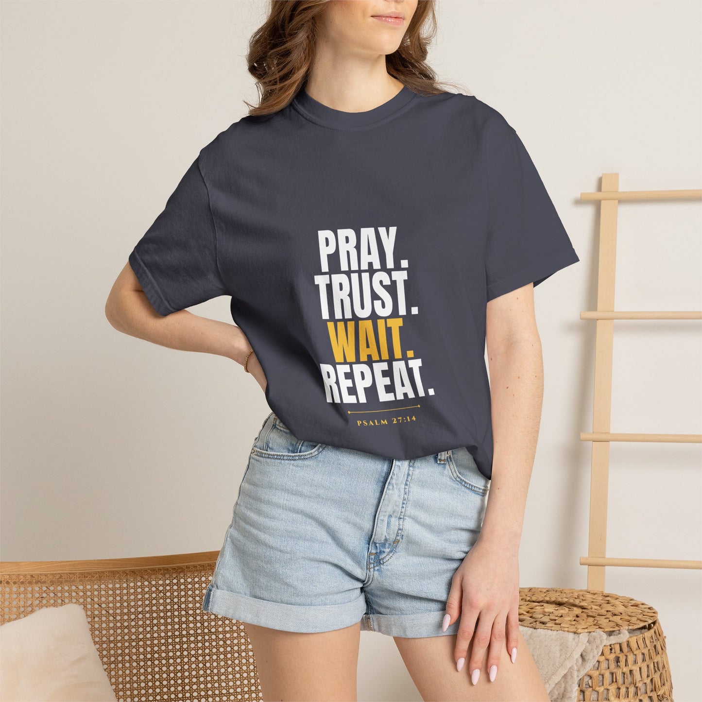 Pray Trust Wait Repeat Tee