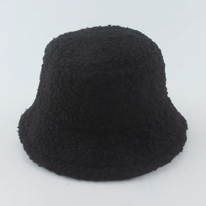 Lamb Wool Bucket Hat - Winter