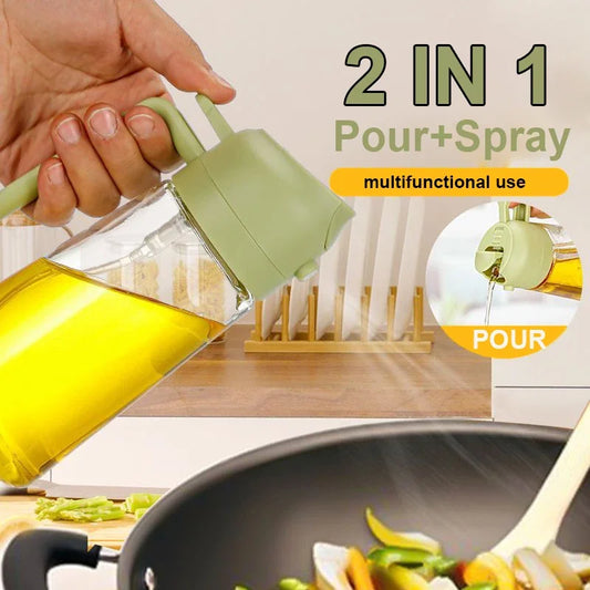 2-in-1 Pour & Spray Oil Dispenser