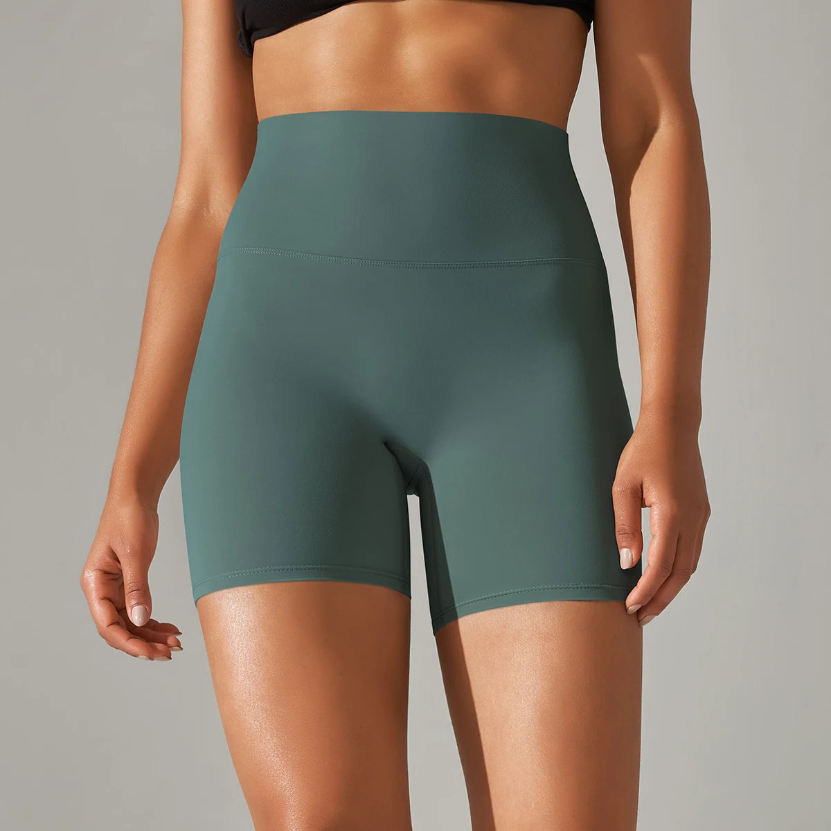High-Waist Squat-Proof Yoga Shorts