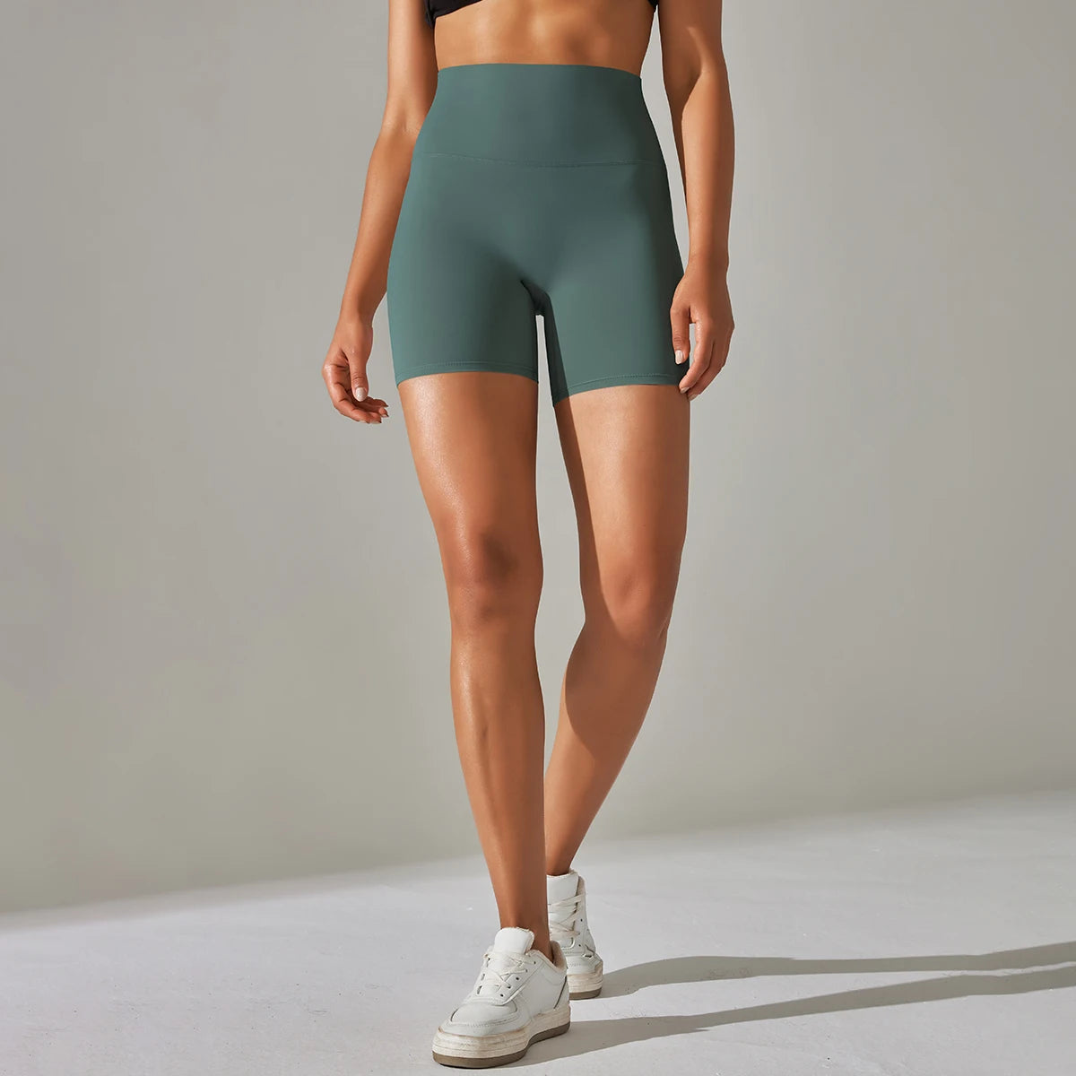 High-Waist Squat-Proof Yoga Shorts