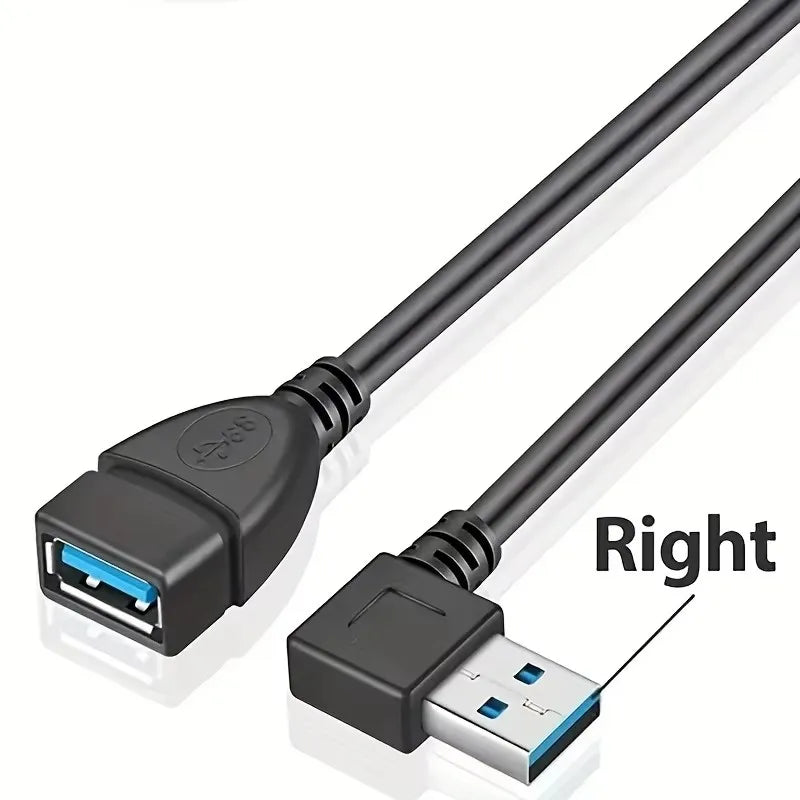 USB 3.0 Right-Angle Extension Cable