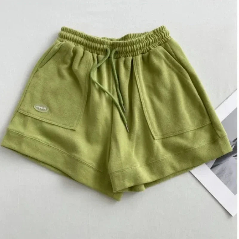 Wide-Leg Drawstring Lounge Pants