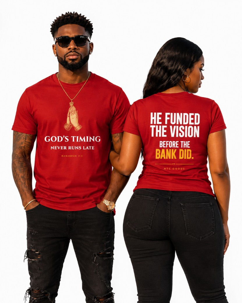 God's Timing Praying Hands Tee
