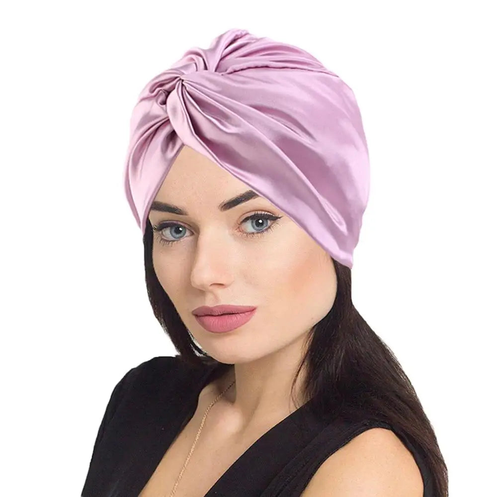 Silk Turban Hair Wrap