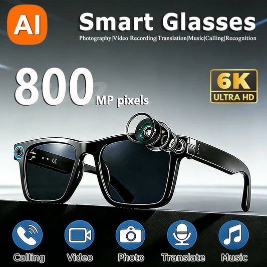 AI Camera Smart Glasses