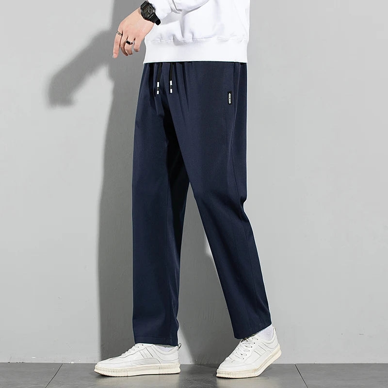 Ice-Silk Tailored Trousers
