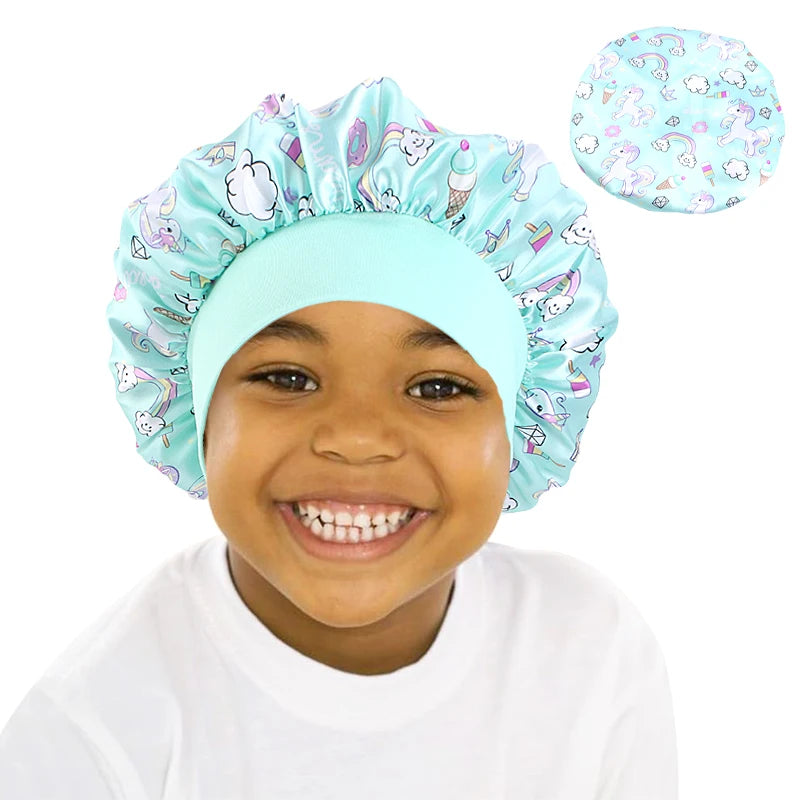 Kids' Satin Sleep Bonnet