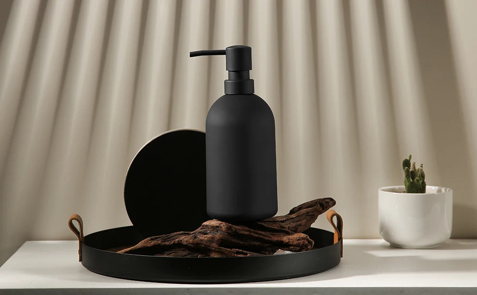 Matte Black Soap Dispenser - 16oz