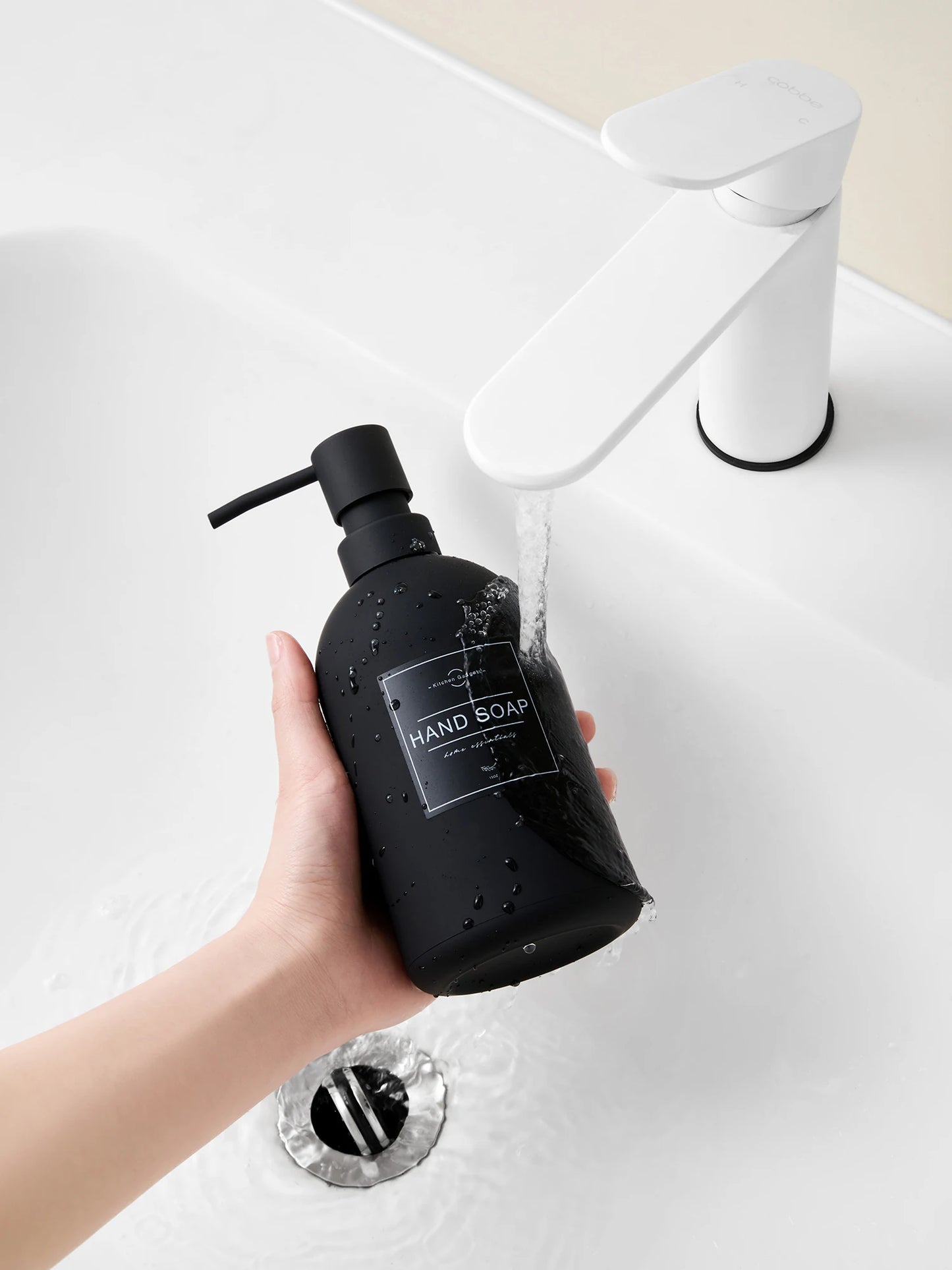 Matte Black Soap Dispenser - 16oz