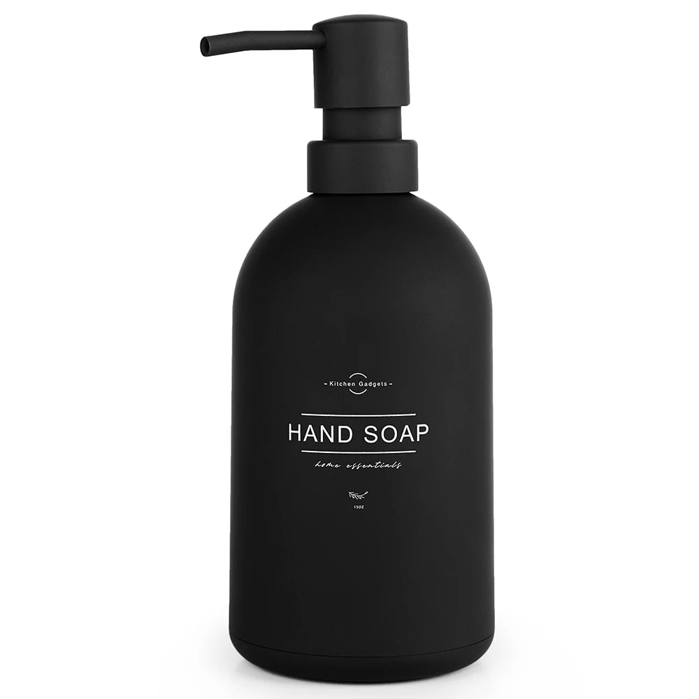 Matte Black Soap Dispenser - 16oz