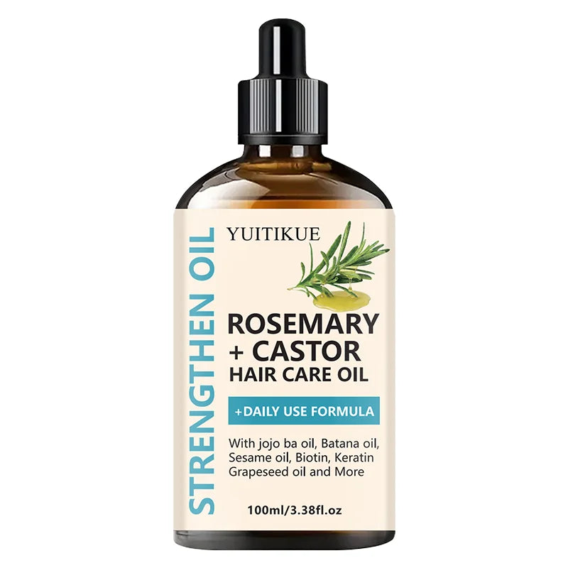 Rosemary + Castor Strengthening Hair Oil