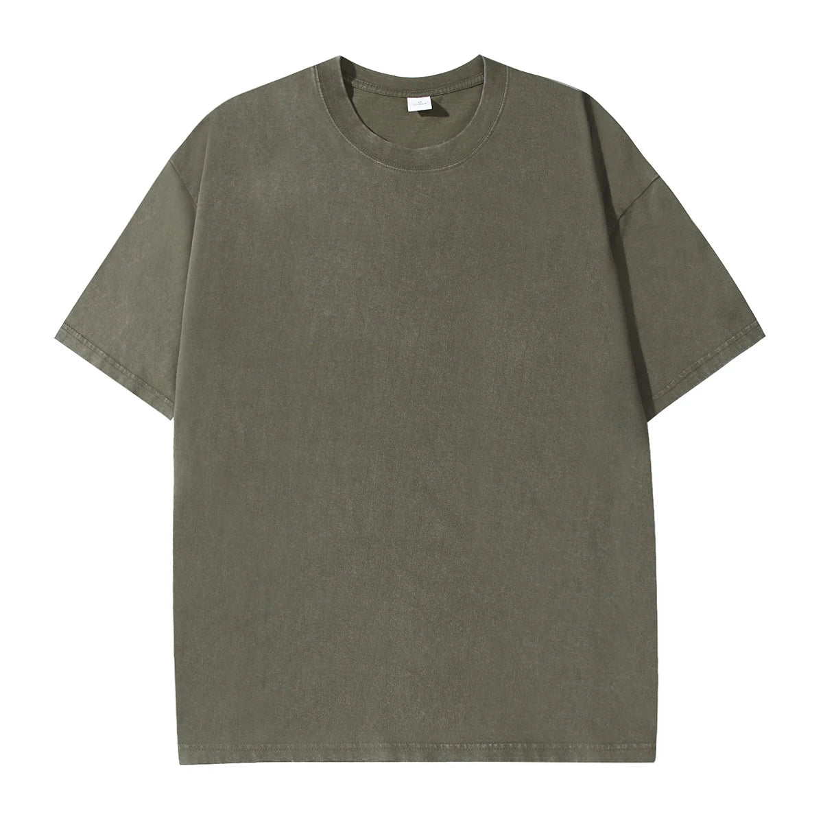 Distressed Drop-Shoulder Tee