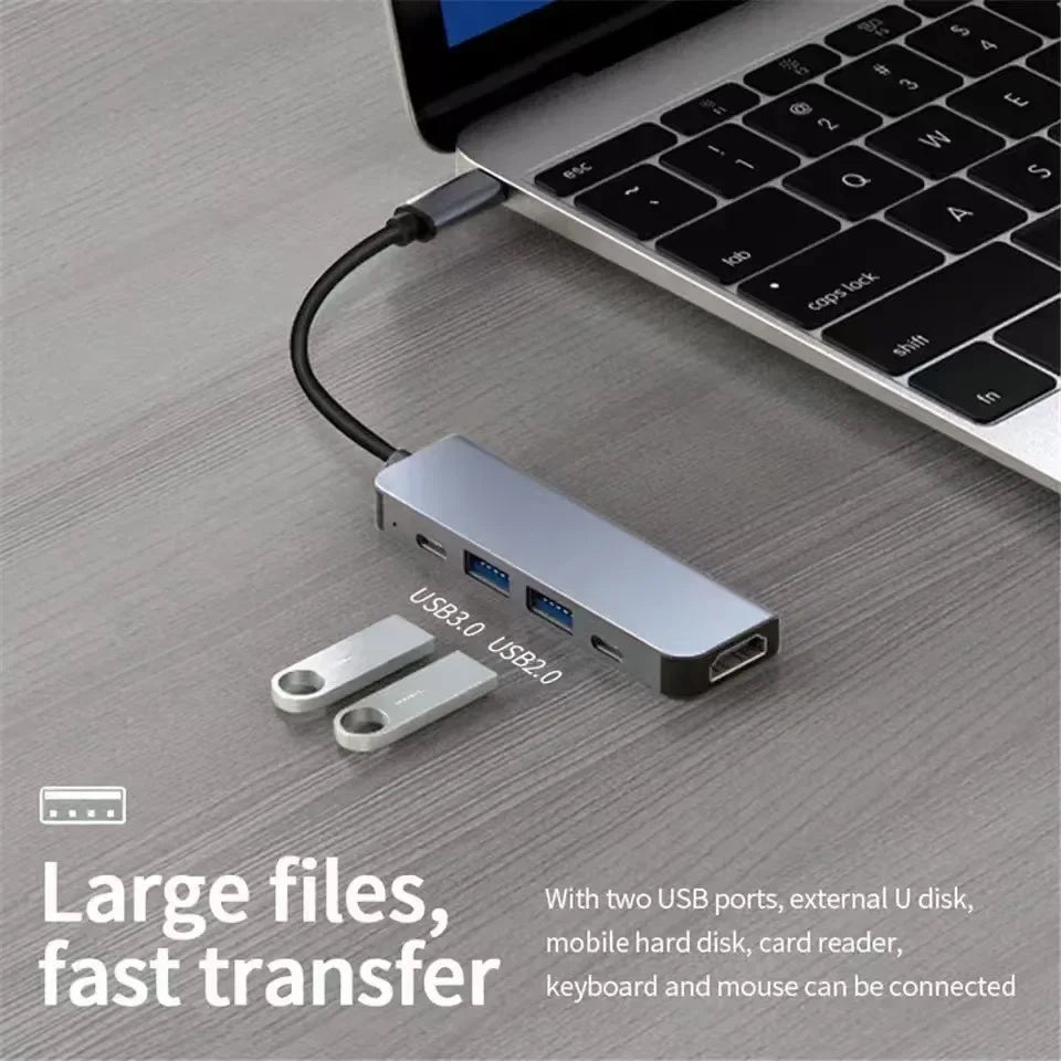 5-in-1 USB-C Hub