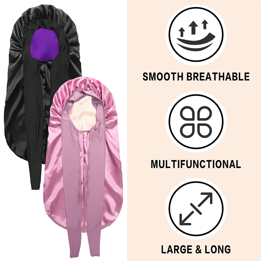 Extra-Large Silk Sleep Bonnet
