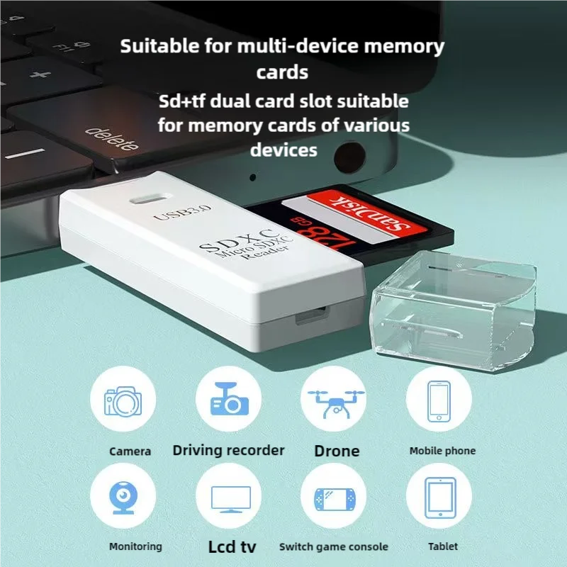USB 3.0 SD & TF Card Reader