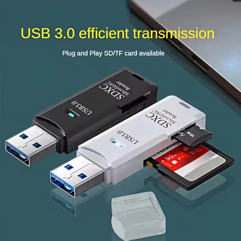 USB 3.0 SD & TF Card Reader