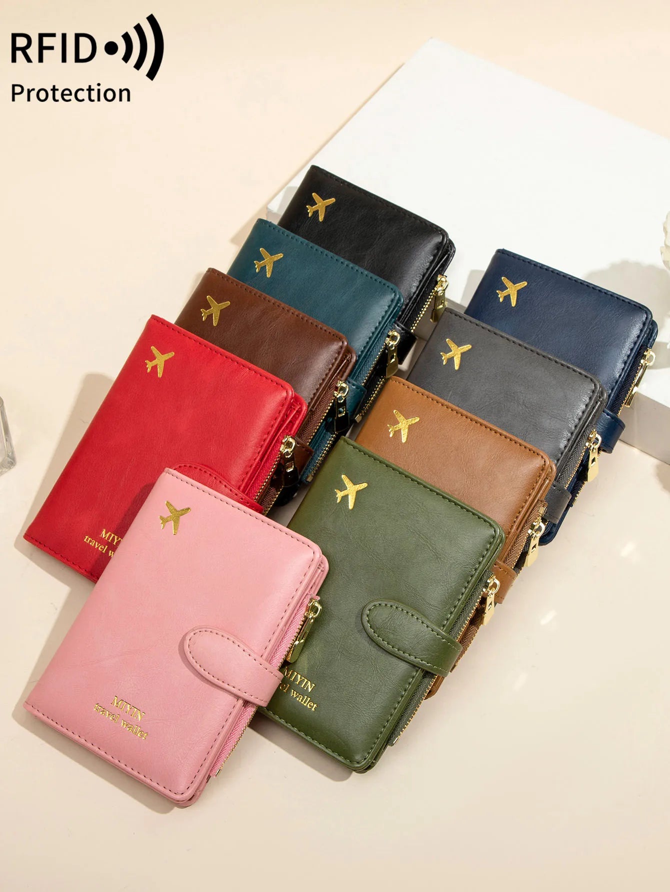 RFID Passport Holder - PU Leather
