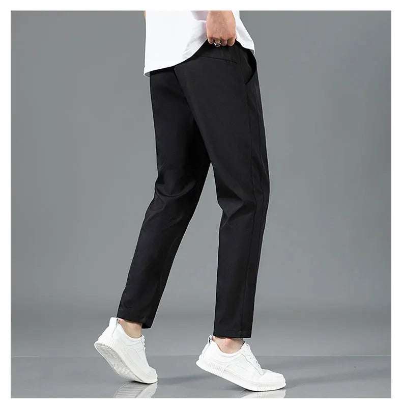 Ice-Silk Tailored Trousers