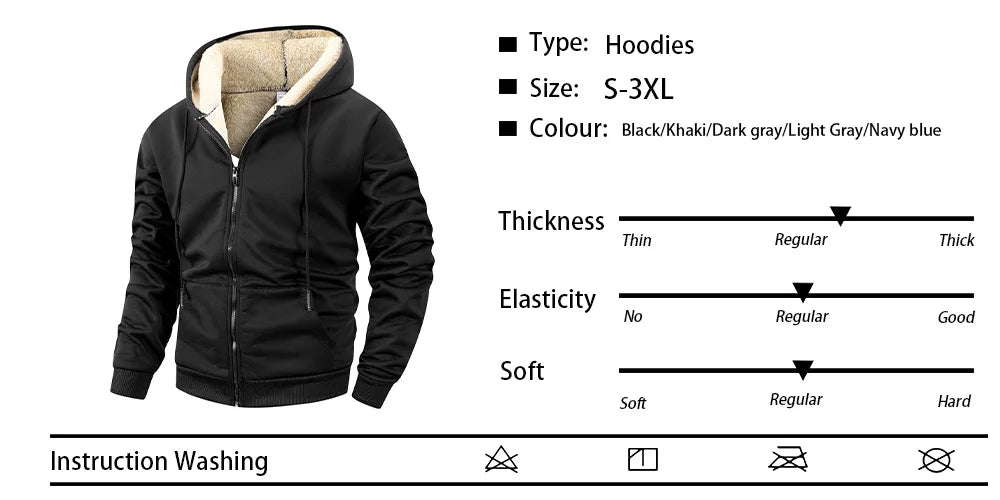 Heavyweight Fleece Zip Hoodie