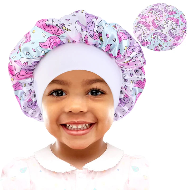 Kids' Satin Sleep Bonnet