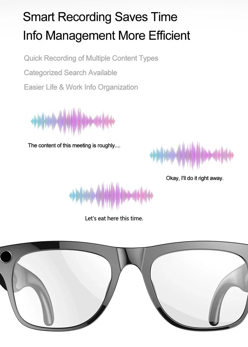AI Camera Smart Glasses