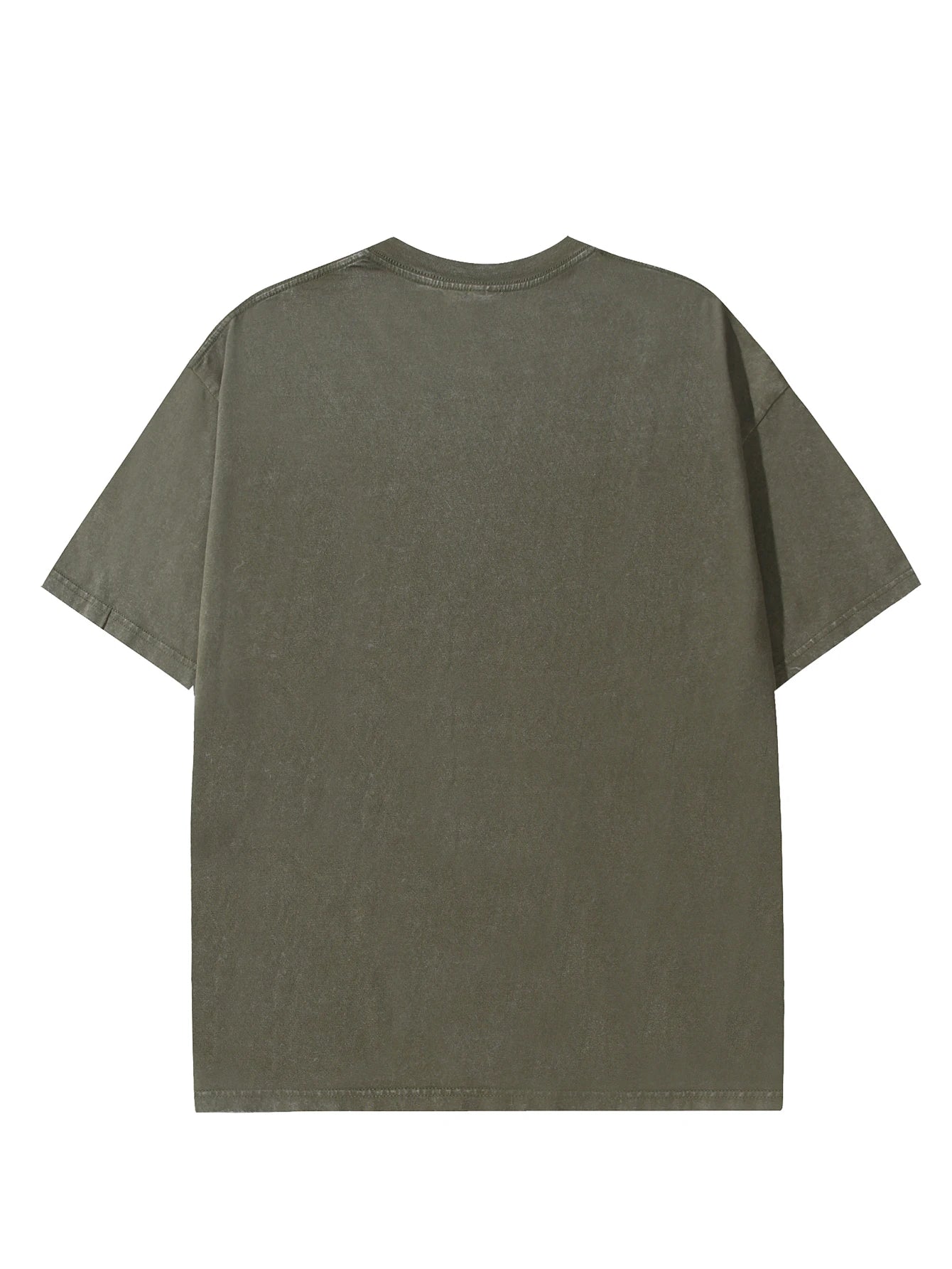 Distressed Drop-Shoulder Tee