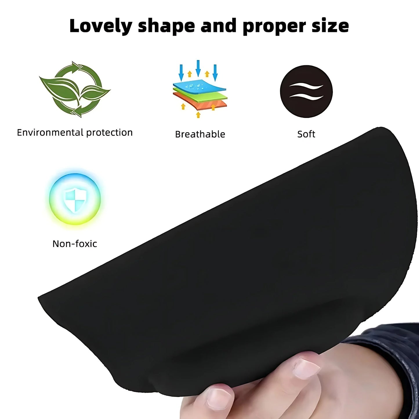Ergonomic Wrist-Rest Mouse Pad