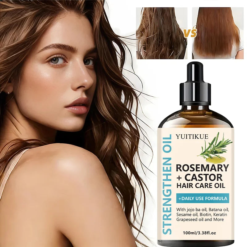 Rosemary + Castor Strengthening Hair Oil