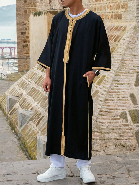 Embroidered Moroccan Thobe