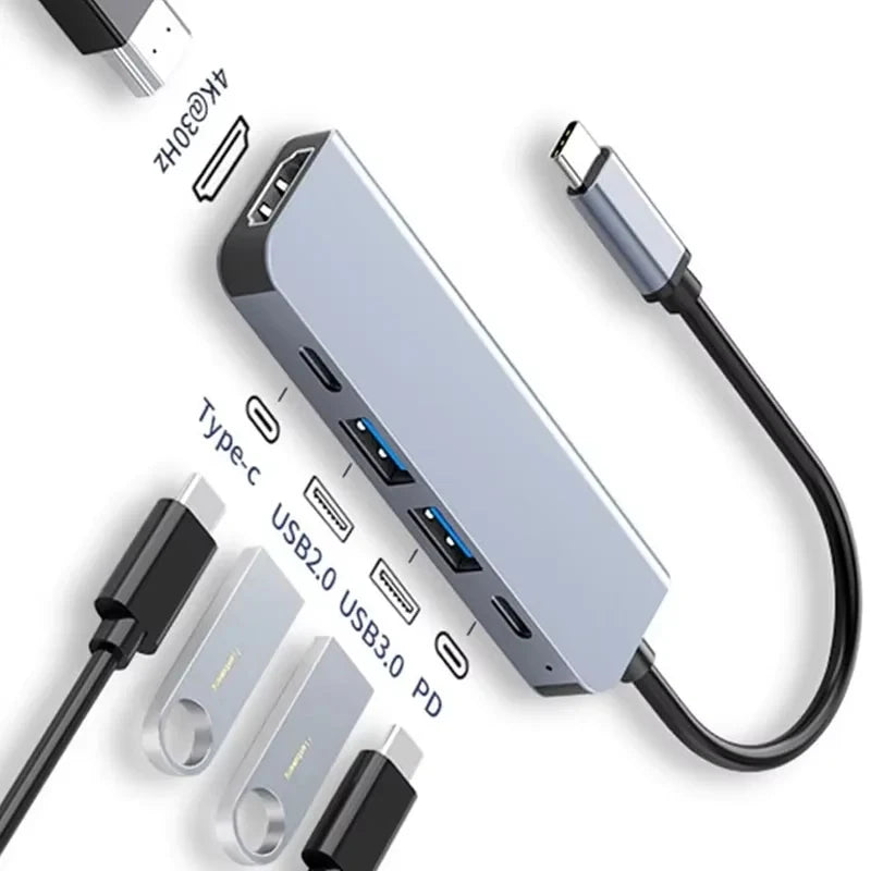 5-in-1 USB-C Hub